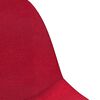 vidaXL Otočn&eacute; jed&aacute;lensk&eacute; stoličky 2 ks v&iacute;novočerven&eacute; l&aacute;tkov&eacute;