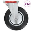 vidaXL Otočn&eacute; kolieska 12 ks 200 mm
