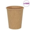 vidaXL Papierov&eacute; &scaron;&aacute;lky na k&aacute;vu 1000 ks 8oz 200ml hned&aacute;