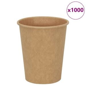 vidaXL Papierov&eacute; &scaron;&aacute;lky na k&aacute;vu 1000 ks 8oz 200ml hned&aacute;