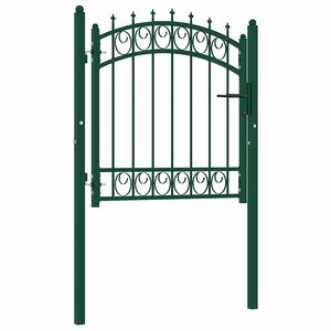 vidaXL Br&aacute;ny EMMEN 104 x 97 cm Zamykateľn&eacute; Povrchovo upraven&aacute; oceľ