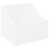 vidaXL Box na LP platne Biela 37 x 33 x 32 cm Kompozitn&eacute; drevo