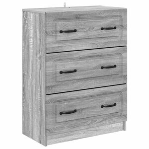 vidaXL Z&aacute;suvkov&yacute; kabinet Siv&aacute; sonoma 66 x 34,5 x 87 cm