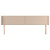 vidaXL Čelo postele so z&aacute;hybmi kapuč&iacute;nov&eacute; 183x16x78/88 cm umel&aacute; koža