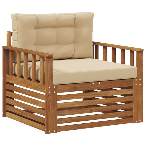 vidaXL Z&aacute;hradn&aacute; s&uacute;prava gaučov Mas&iacute;vne ak&aacute;ciov&eacute; drevo a polyester