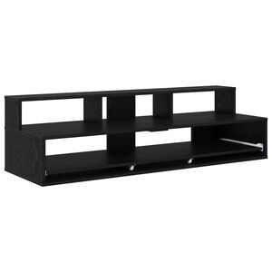 vidaXL &Scaron;t&uacute;diov&yacute; st&ocirc;l Čierny dub 110 x 42,5 x 36 cm Kompozitn&eacute; drevo