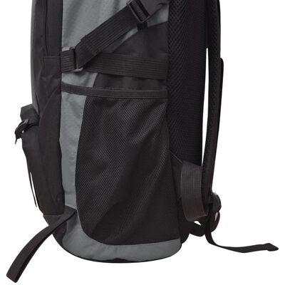 vidaXL Turistický batoh, 40 l, čierno-sivý