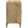 vidaXL Komoda, dub artisan 100x36x60 cm, kompozitné drevo