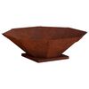 vidaXL Ohnisko Hrdzav&yacute; 50 x 50 x 15,5 cm Poveternostne odoln&aacute; oceľ
