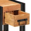 vidaXL Nočn&yacute; stol&iacute;k so z&aacute;suvkou Hned&aacute; 30 x 30 x 40 cm ak&aacute;ciov&yacute; mas&iacute;v