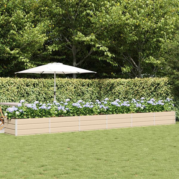 vidaXL Hrant&iacute;k Slonovinov&aacute; 600 x 80 x 45 cm Oceľ