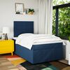vidaXL Boxspring posteľ s matracom modr&aacute; 120x190 cm l&aacute;tka