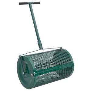 vidaXL Rozmetač kompostu 75L zelen&yacute; &Oslash;40x60 cm oceľ