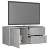 vidaXL TV skrinka, betónovo sivá 80x34x36 cm, kompozitné drevo