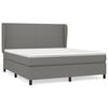 vidaXL Boxspring posteľ s matracom tmavosiv&aacute; 180x200 cm l&aacute;tka