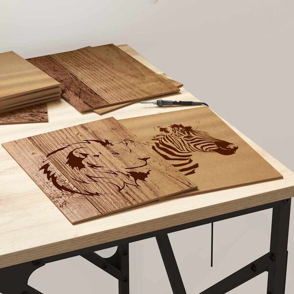 vidaXL Dekoračn&eacute; panely 12 pcs Star&eacute; drevo 21 x 30 x 0,27 cm