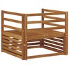 vidaXL 2 Kus Pohovka s opierkami Pr&iacute;rodn&aacute;