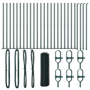 vidaXL Stĺp na plot. Zelen&aacute;