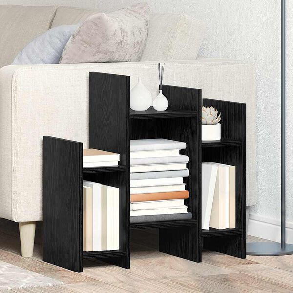 vidaXL Bočn&aacute; skrinka Čierny dub 60 x 26 x 60 cm Kompozitn&eacute; drevo