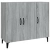 vidaXL Komoda siv&yacute; dub sonoma 90x34x80 cm kompozitn&eacute; drevo