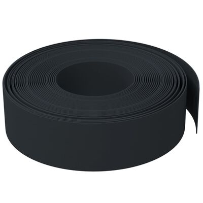 vidaXL Záhradné obruby 2 ks čierne 10 m 15 cm polyetylén