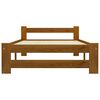 vidaXL Posteľný rám medovo-hnedý borovicový masív 100x200 cm