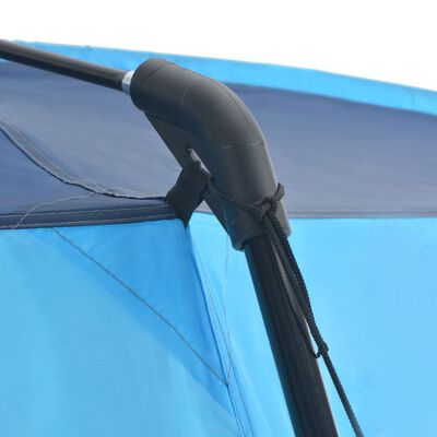 vidaXL Stan na bazén, látka 500x433x250 cm, modrý