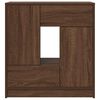 vidaXL Komoda so z&aacute;suvkami a dvierkami, hned&yacute; dub 70,5x34x74,5 cm