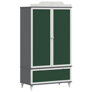 vidaXL Kreat&iacute;vne &uacute;ložisko pre deti ROROS &Scaron;ed&yacute; a biely 90 x 45 x 165 cm
