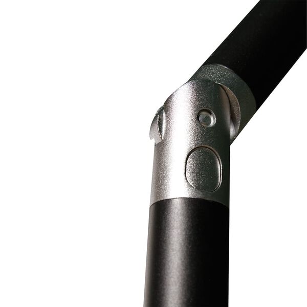 Madison Záhradný slnečník Flores Luxe 300 cm, okrúhly, sivohnedý