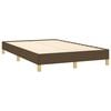 vidaXL Boxspring posteľ s matracom tmavohned&aacute; 120x190 cm l&aacute;tka