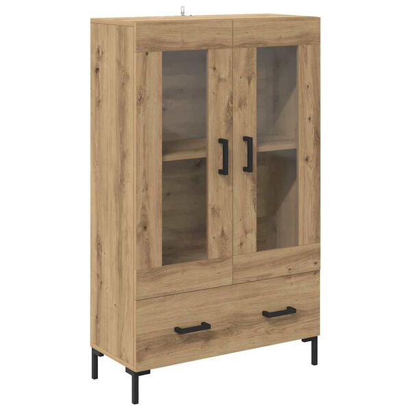 vidaXL Highboard Remeseln&yacute; dub 69,5 x 31 x 115 cm Kompozitn&eacute; drevo