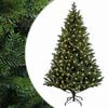 vidaXL Umel&yacute; Skl&aacute;pac&iacute; Vianočn&yacute; Stromček 120 cm 150 LED Tepl&aacute; biela