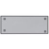 vidaXL N&aacute;stenn&aacute; magnetick&aacute; tabuľa čierna 80x30 cm tvrden&eacute; sklo