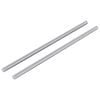 vidaXL Skrutkov&aacute; tyč 2 pcs Strieborn&aacute; 6 x 170 mm Oceľ