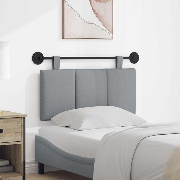 vidaXL Z&aacute;vesn&aacute; Čel&aacute; N&aacute;stenn&yacute; Pruhovan&yacute; Svetlosiv&aacute; 90 x 55 x 5 cm l&aacute;tka