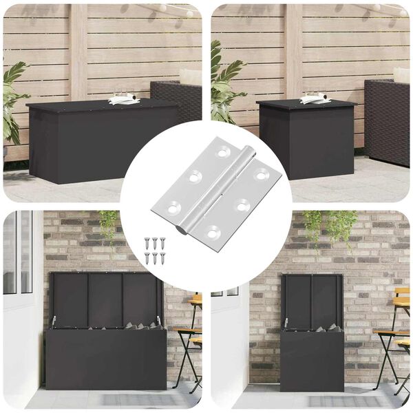 vidaXL P&aacute;nt 720 pcs Strieborn&aacute; 50 x 38 x 1,3 mm Oceľ