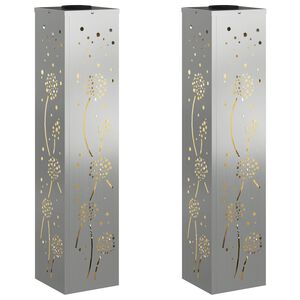 vidaXL Sol&aacute;rne LED svetlo na chodn&iacute;k 2 pcs Hrdzav&yacute; Zinkovan&yacute;