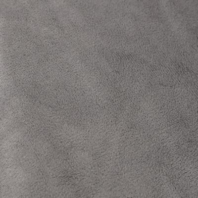 vidaXL Záťažová prikrývka s krytom šedá 155x220 cm 11 kg látka