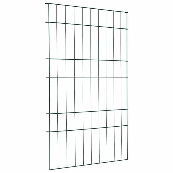 vidaXL Sada plotu pre rybn&iacute;k 8 pcs Zelen&aacute; 50 x 80 cm Oceľ