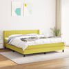 vidaXL Boxspring posteľ s matracom zelen&aacute; 180x200 cm l&aacute;tka
