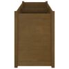 vidaXL Záhradný kvetináč medovo-hnedý 150x50x70 cm borovicový masív