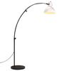 vidaXL Podlahov&aacute; lampa 25 W biela 150 cm E27