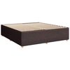 vidaXL Boxspring posteľ s matracom tmavohned&aacute; 200x200 cm l&aacute;tka