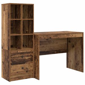 vidaXL St&ocirc;l Star&eacute; drevo 145.5 x 50 x 127 cm 2 ks