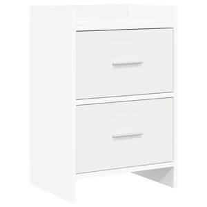 vidaXL Nočn&eacute; stol&iacute;ky Biela 40 x 30 x 60 cm Kompozitn&eacute; drevo