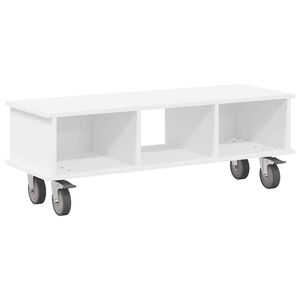 vidaXL TV stol&iacute;k Biela 100 x 35 x 35 cm Kompozitn&eacute; drevo