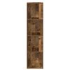 vidaXL rohov&aacute; skrinka Old Wood 33x33x132 cm Engineered Wood