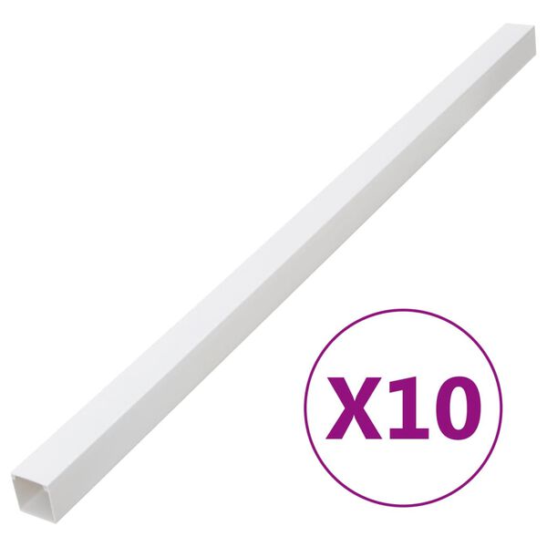 vidaXL K&aacute;blov&yacute; rozvod 100x40 mm 10 m PVC