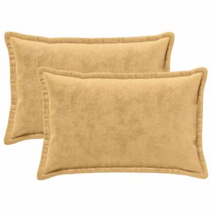 vidaXL Poťah na podložku 2 pcs HOUTEN Sivohned&aacute; 50 x 80 cm Flanel